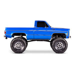 TRAXXAS TRX-4 SCALE & TRAIL CRAWLER WITH 1979 CHEVROLET K10 TRUCK-METALIC BLUE