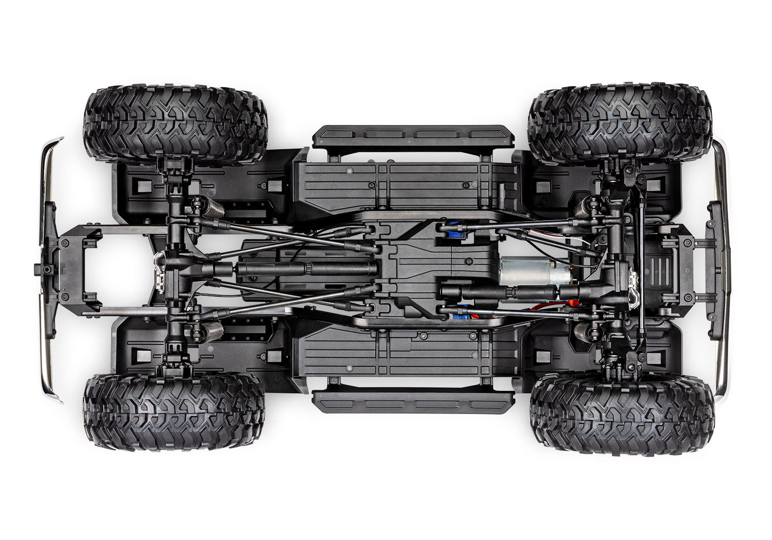 TRAXXAS TRX-4 SCALE & TRAIL CRAWLER WITH 1979 CHEVROLET K10 TRUCK-METALIC BLUE