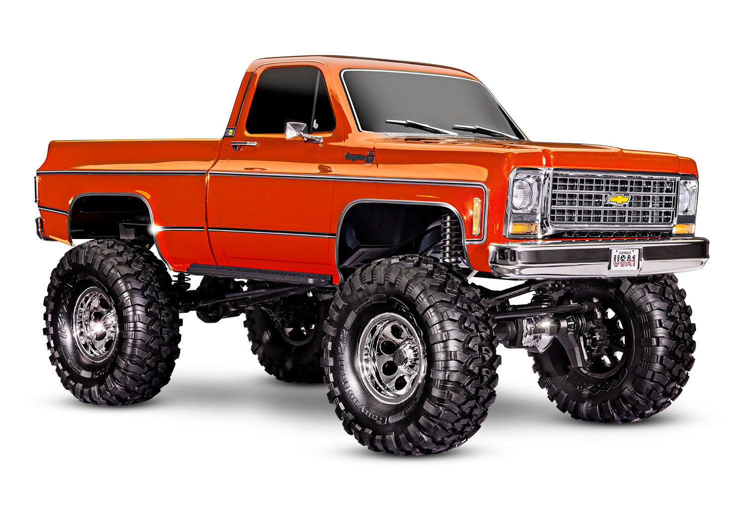 TRAXXAS TRX-4 SCALE & TRAIL CRAWLER WITH 1979 CHEVROLET K10 TRUCK-METALIC COPPER
