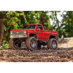 TRAXXAS TRX-4 SCALE & TRAIL CRAWLER WITH 1979 CHEVROLET K10 TRUCK-RED