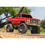 TRAXXAS TRX-4 SCALE & TRAIL CRAWLER WITH 1979 CHEVROLET K10 TRUCK-RED