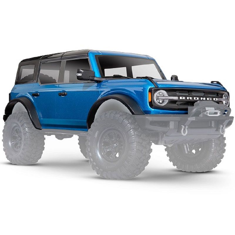 TRAXXAS BODY FORD BRONCO (2021) COMPLETE VELOCITY BLUE (PAINTED)