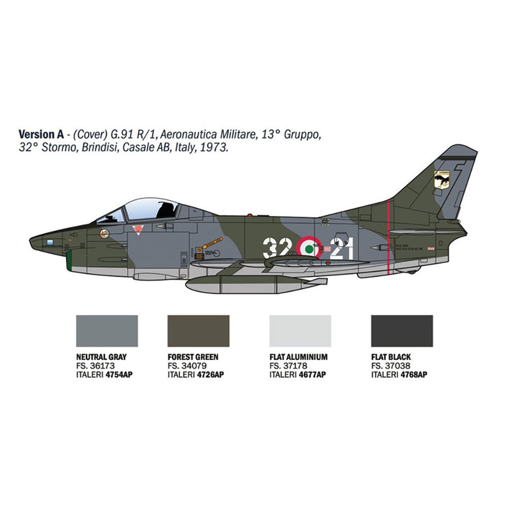 ITALERI 1/48 FIAT G.91 R