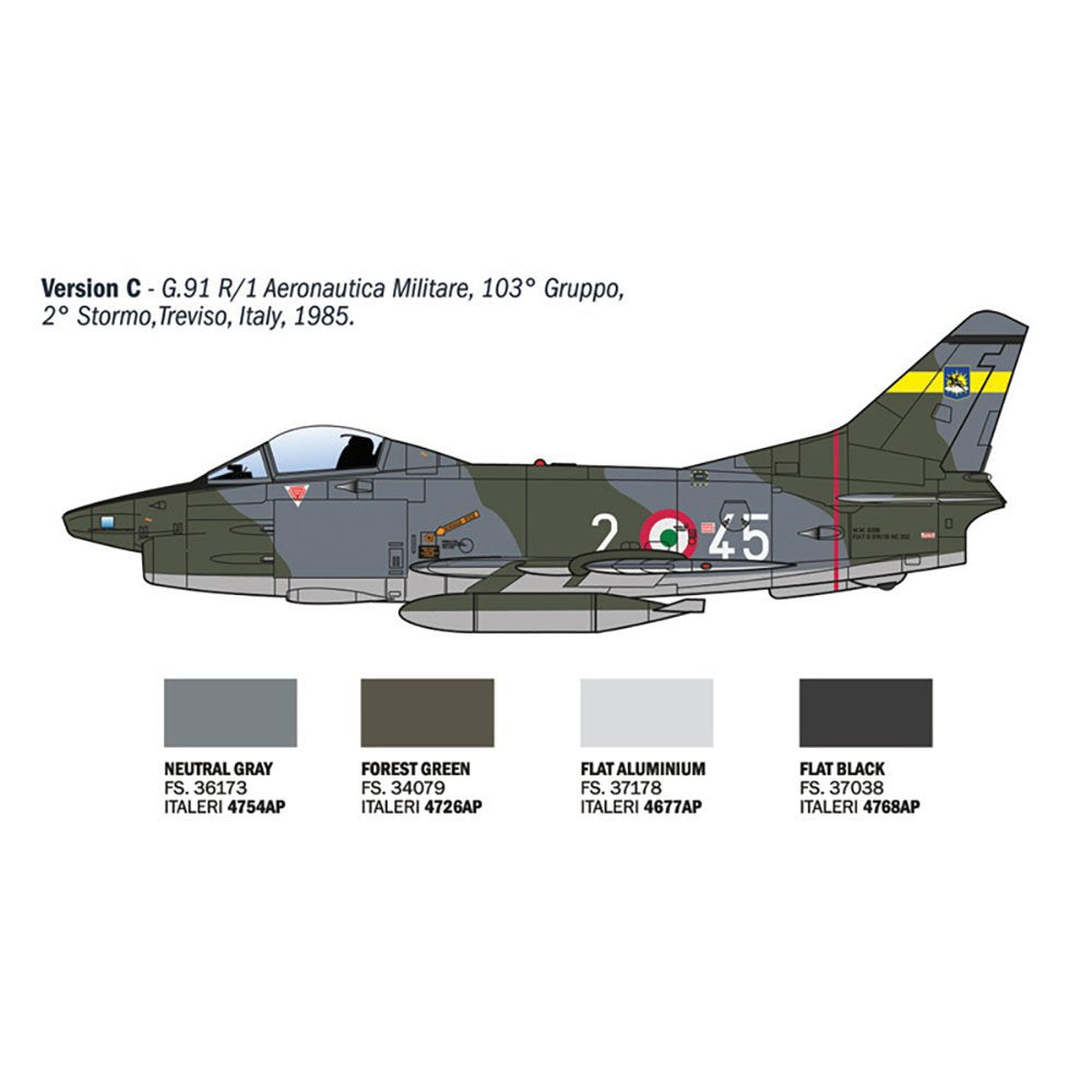 ITALERI 1/48 FIAT G.91 R