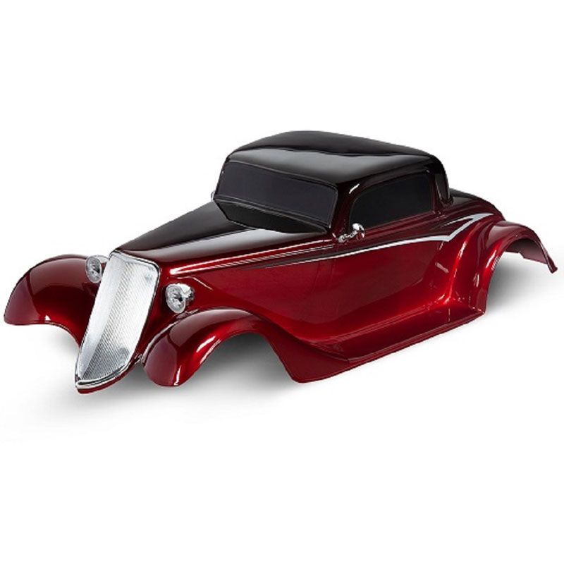 TRAXXAS BODY FACTORY FIVE 33 H/ROD COUPE RED