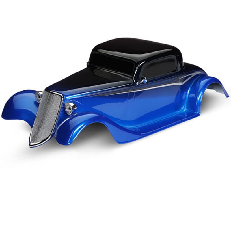 TRAXXAS BODY FACTORY FIVE 33 H/ROD COUPE-BLUE