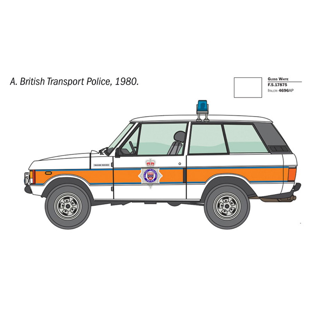 ITALERI 1/24 RANGE ROVER POLICE