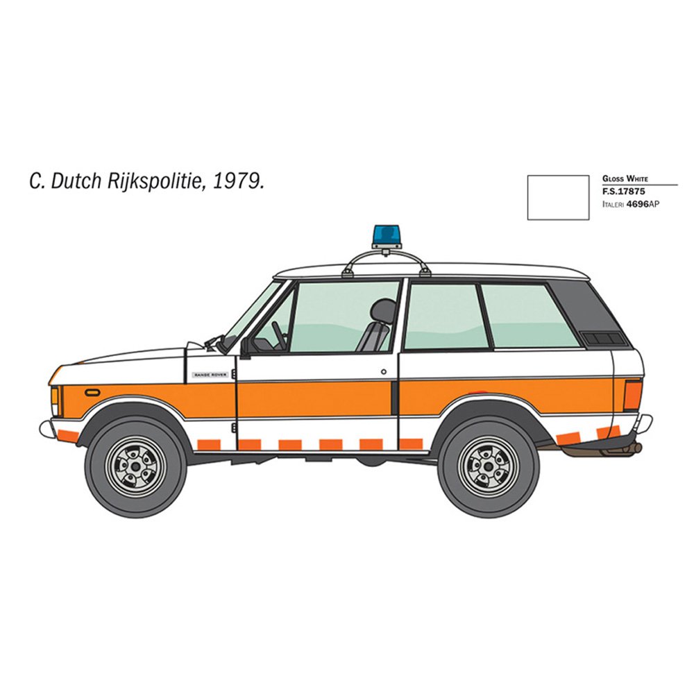 ITALERI 1/24 RANGE ROVER POLICE