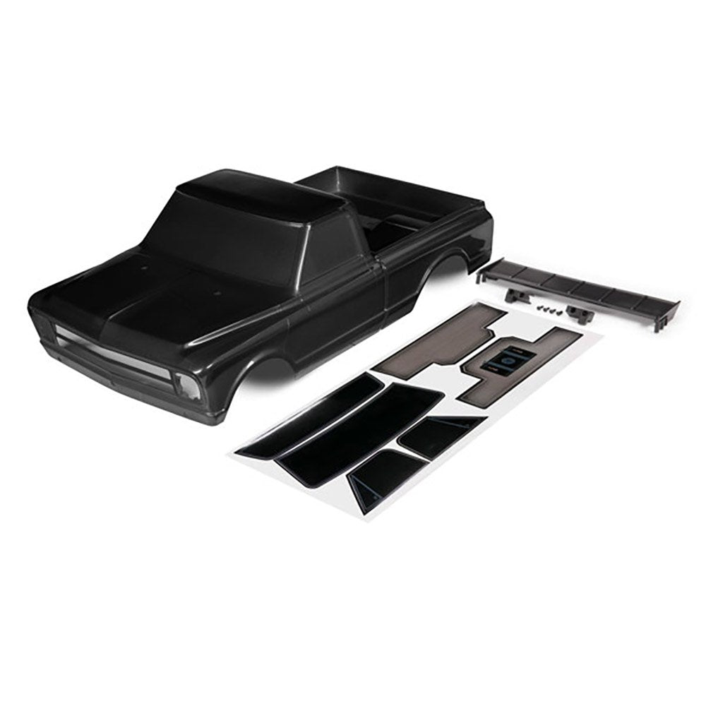 TRAXXAS BODY CHEVROLET C10 BLACK (PAINTED)
