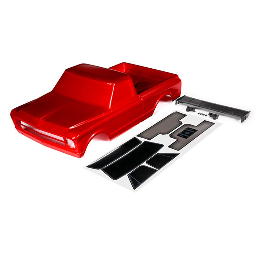 TRAXXAS BODY CHEVROLET C10 RED (PAINTED