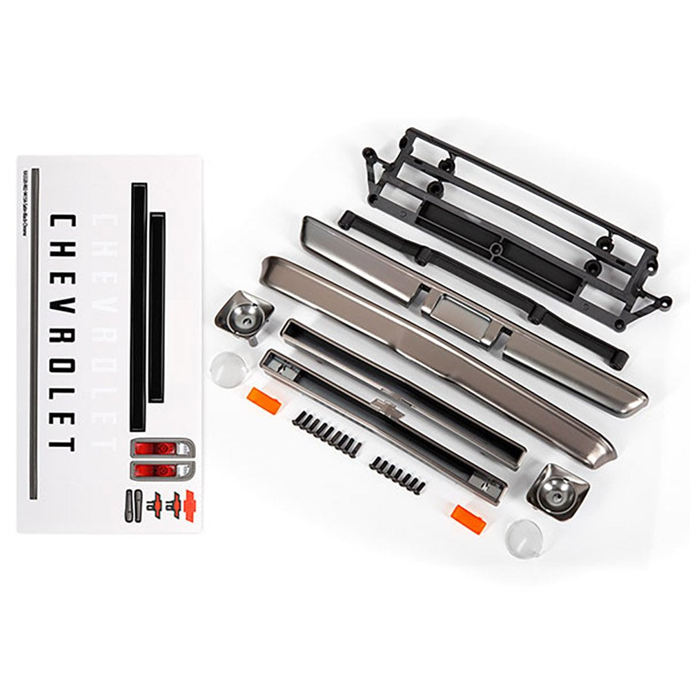 TRAXXAS BODY ACCESSORIES CHEVROLET C10 SATIN BLACK CHROME