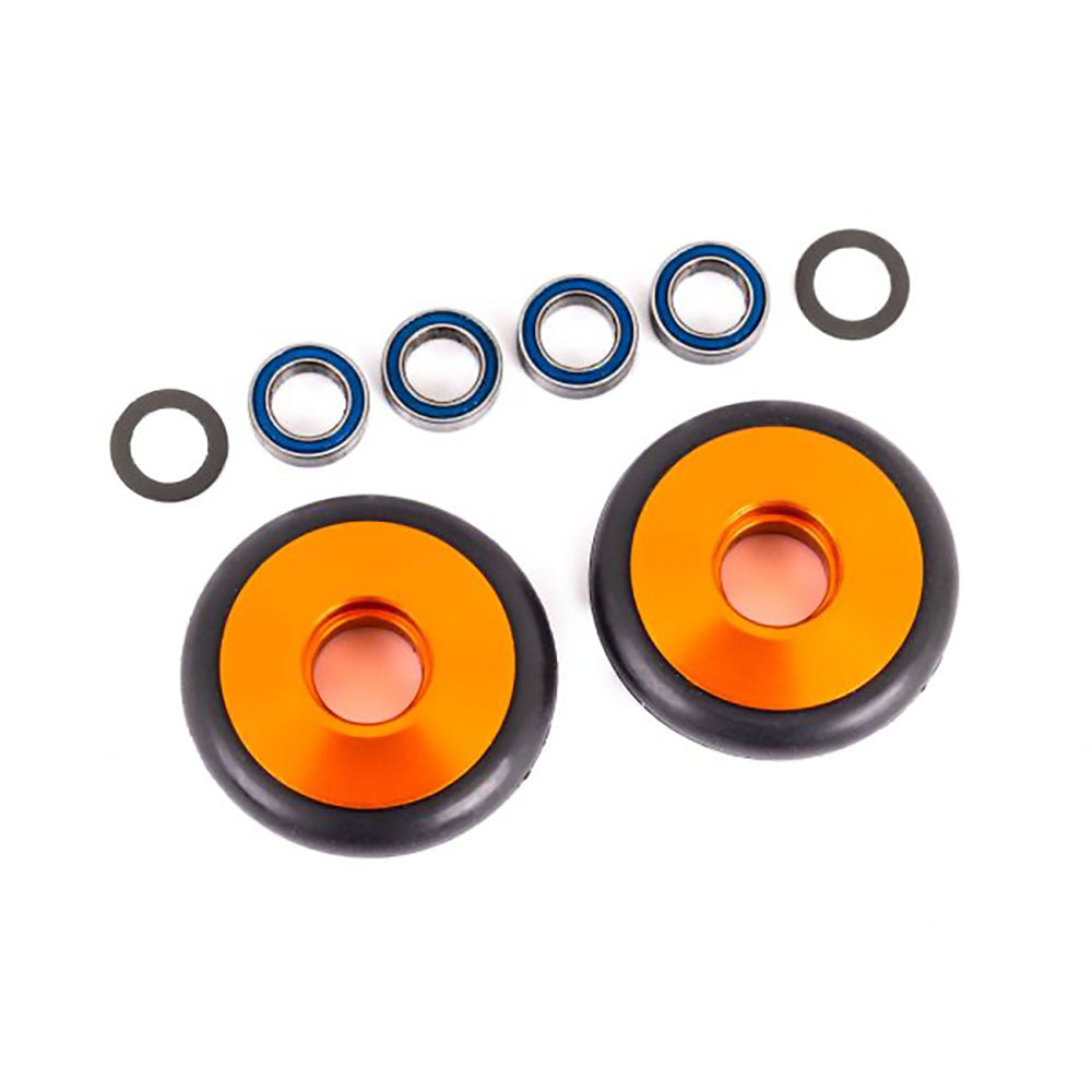 TRAXXAS WHEELS WHEELIE BAR 6061-T6 ALUM(ORANGE-ANOD) (2)