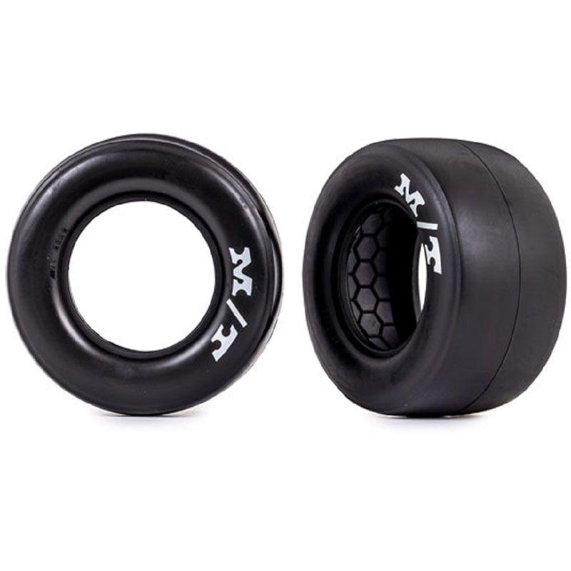 TRAXXAS TIRES REAR (MICKEY THOMPSON ET DRAG SLICKS STICKY COMPOUND) (2)