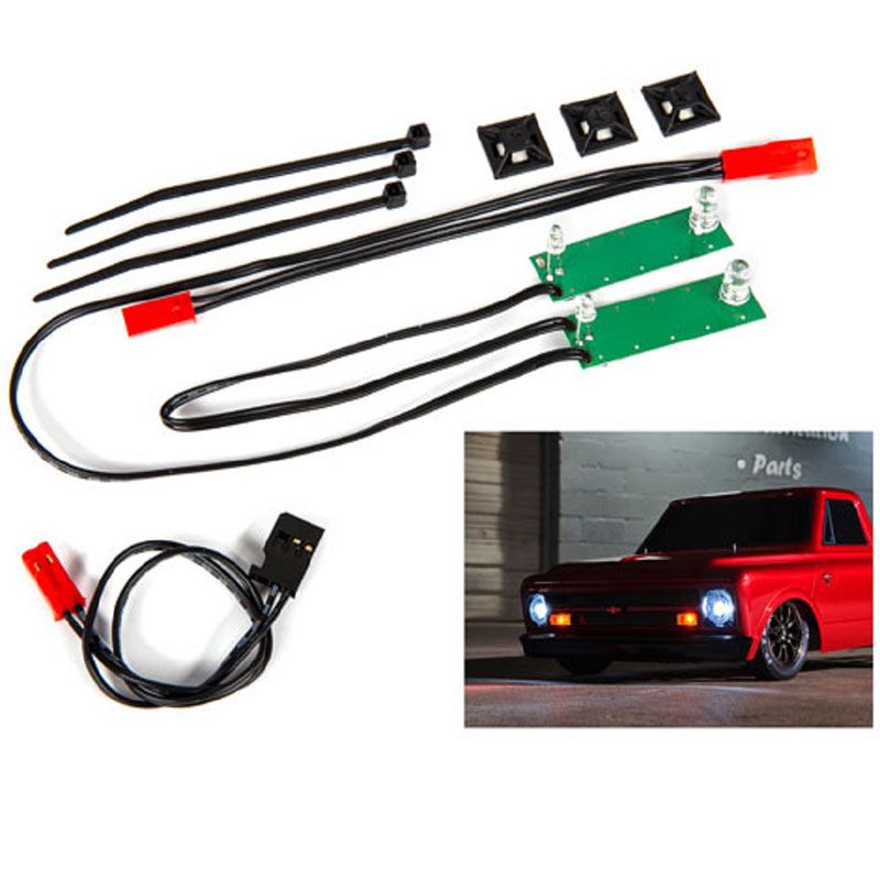 TRAXXAS LED LIGHT SET FRONT COMPLETE (WHITE)