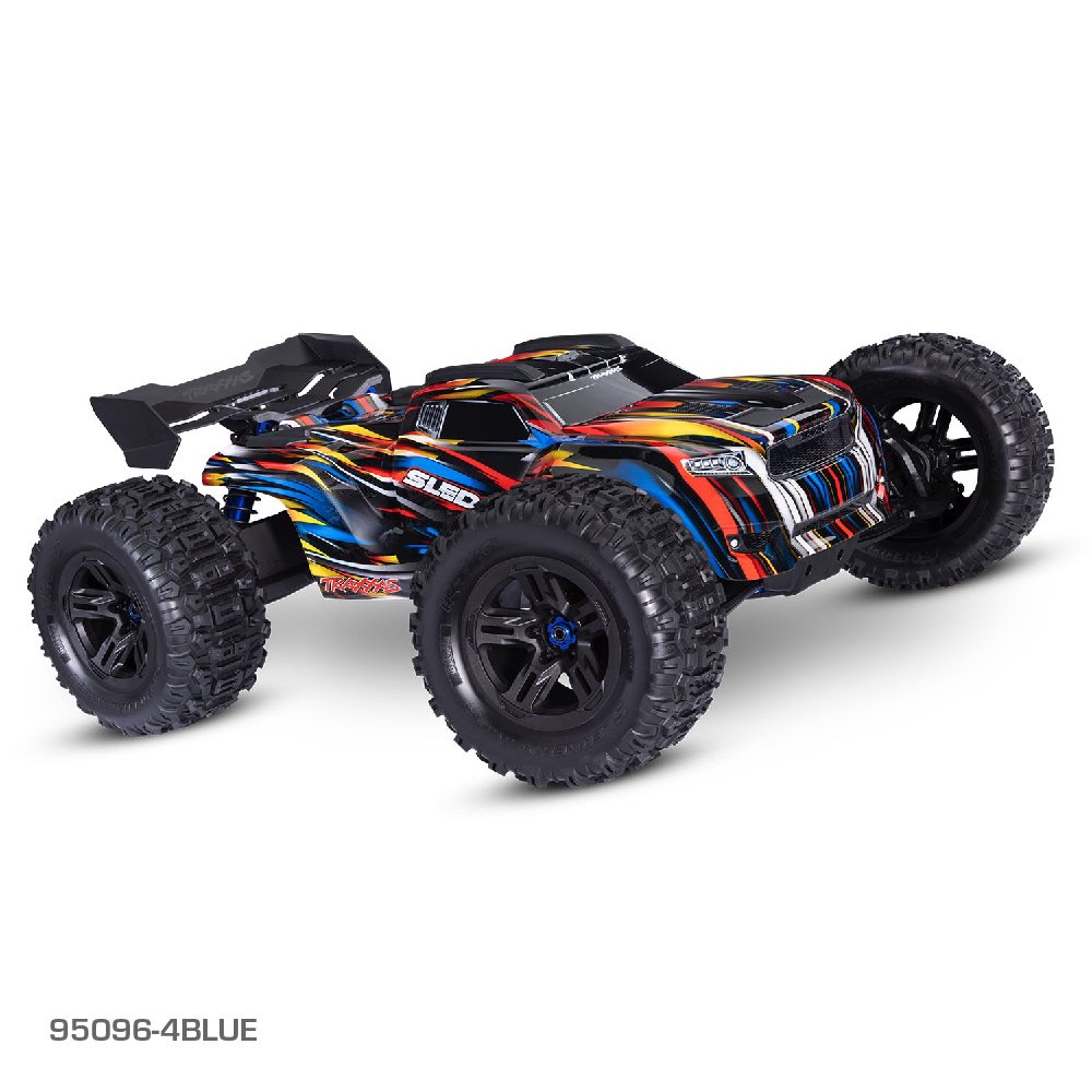 TRAXXAS 1/8 SLEDGE BELTED - BLUE