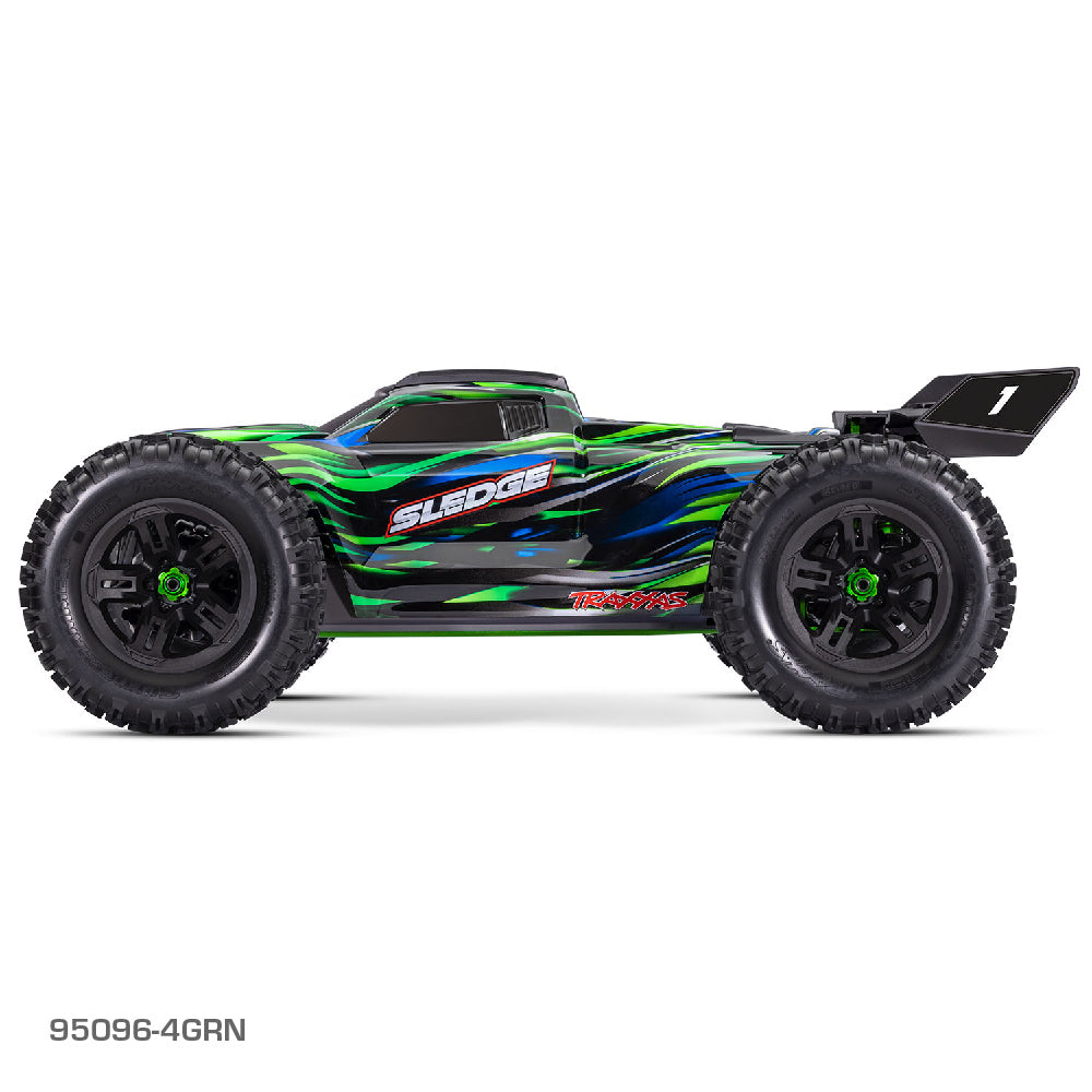 TRAXXAS 1/8 SLEDGE BELTED - GREEN