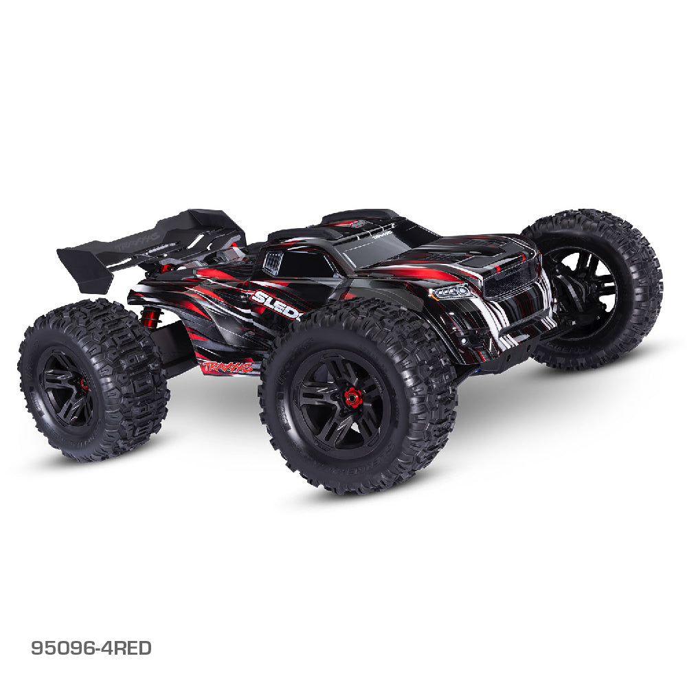 TRAXXAS 1/8 SLEDGE BELTED - RED