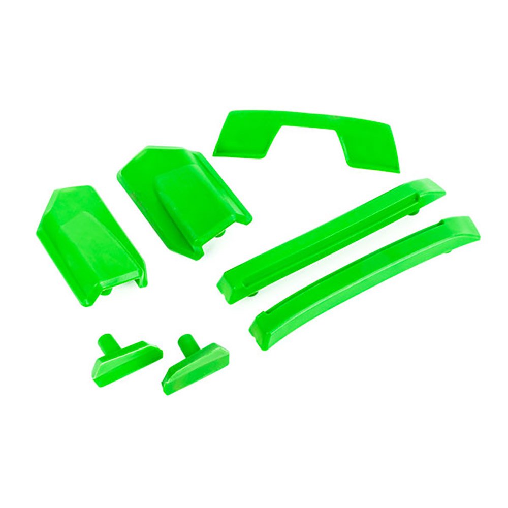 TRAXXAS BODY REINFORCEMENT SET GREEN/ SKID PADS (ROOF) (FITS #9511 BODY)