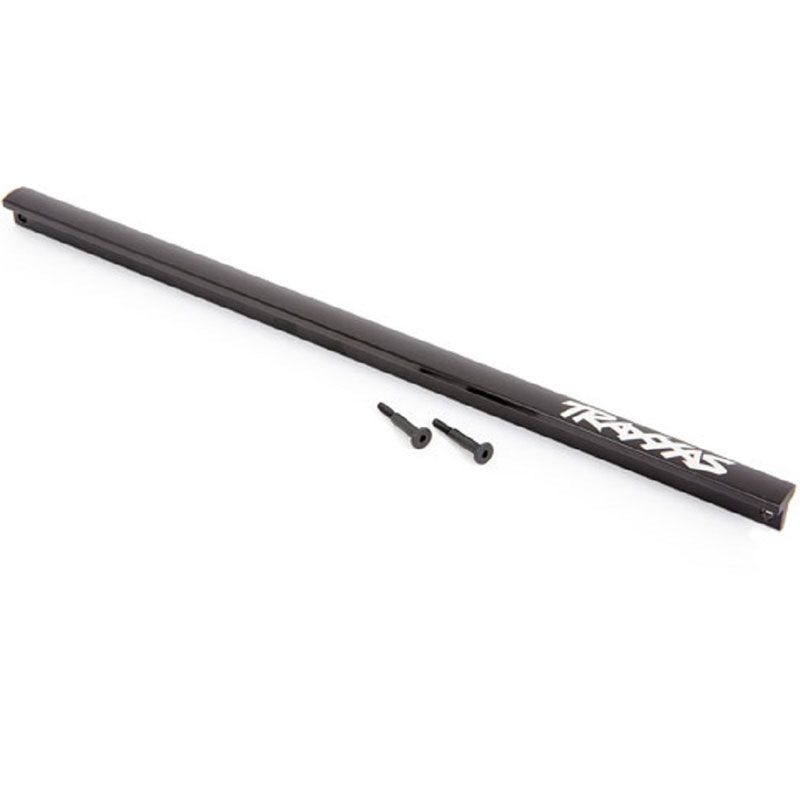 TRAXXAS CHASSIS BRACE (T-BAR) 6061-T6 ALUMINUM (BLACK-ANODIZED)/ 3X16 SS (2)