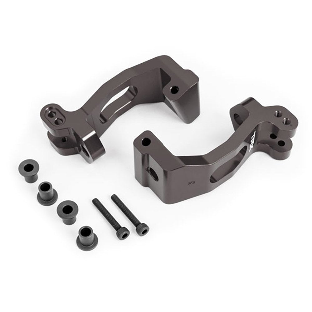 TRAXXAS CASTER BLOCKS ALUM TITANIUM L/R