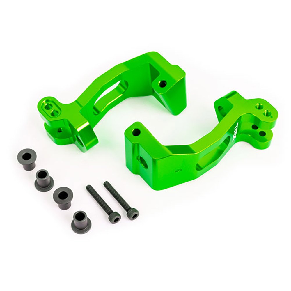 TRAXXAS CASTER BLOCKS ALUM GREEN L/R