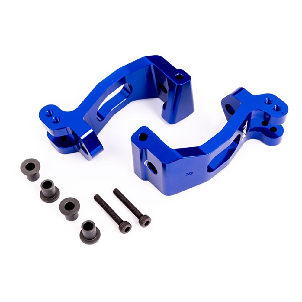 TRAXXAS CASTER BLOCKS ALUM BLUE L/R