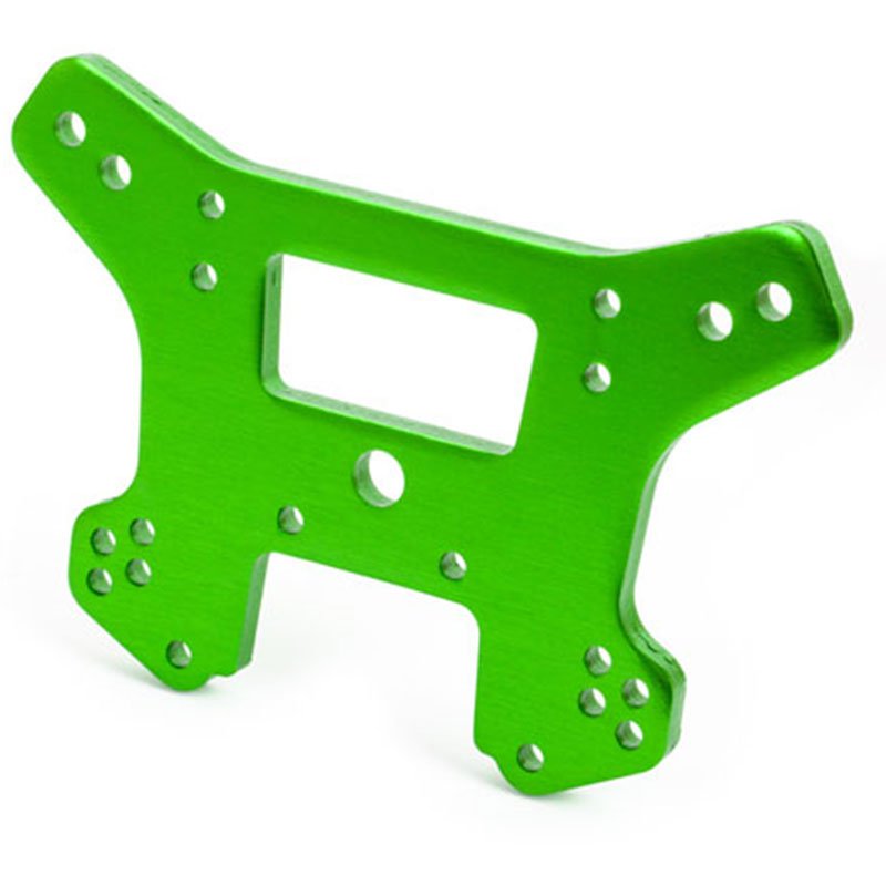 TRAXXAS SHOCK TOWER FRONT 6061-T6 ALUM (GREEN-ANOD)