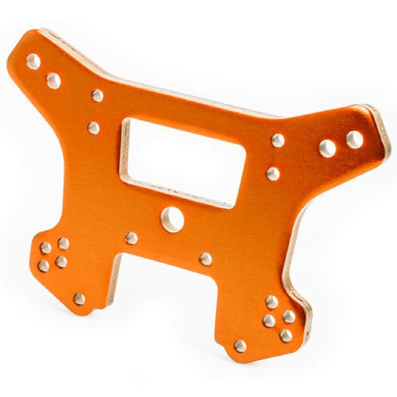 TRAXXAS SHOCK TOWER FRONT 6061-T6 ALUMINUM (ORNG-ANODIZED)
