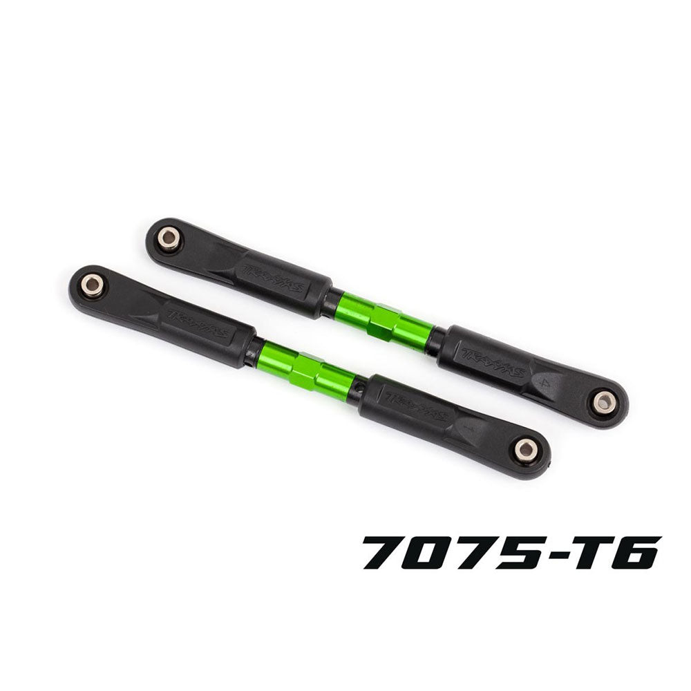 TRAXXAS CAMBER LINKS, FRNT, ALUM GREEN