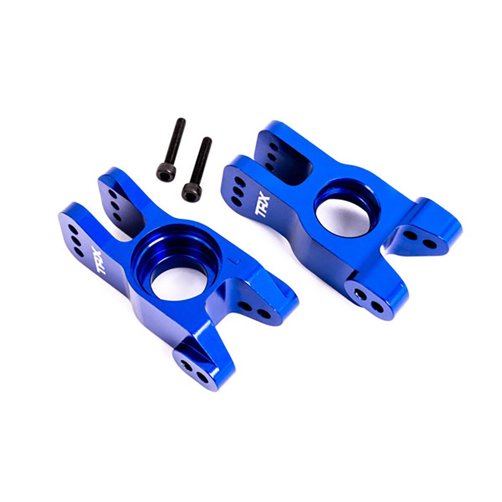TRAXXAS CARRIER STUB AXLE ALUM BLU L/R