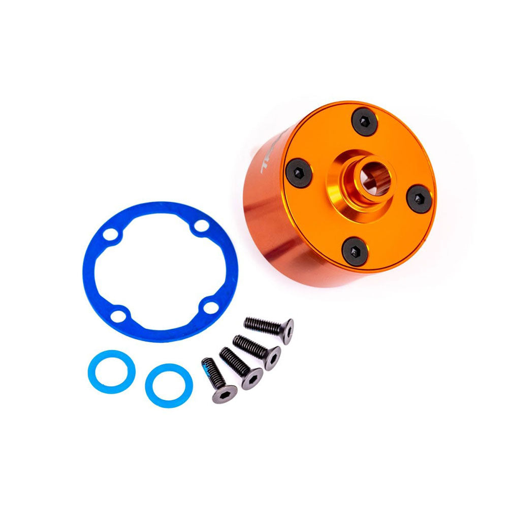TRAXXAS CARRIER DIFFERENTIAL ALUM ORANGE