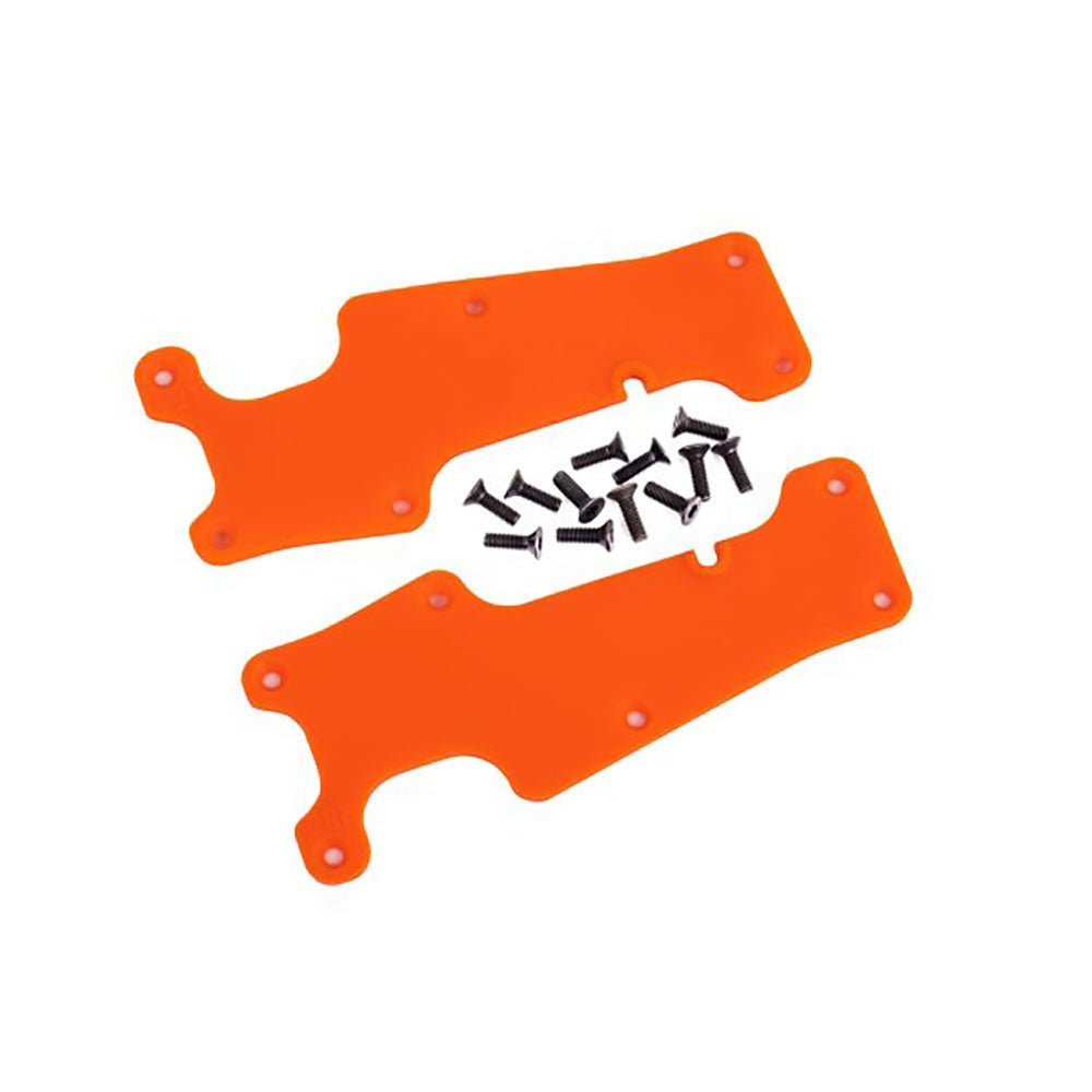 TRAXXAS SUSPENSION ARM COVERS ORANGE FRONT (L&R)