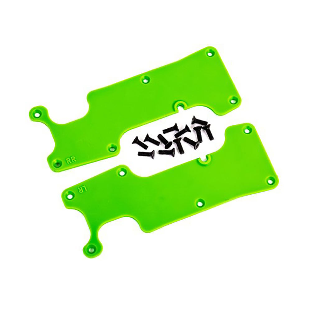 TRAXXAS SUSPENSION ARM COVERS GREEN REAR (L&R)