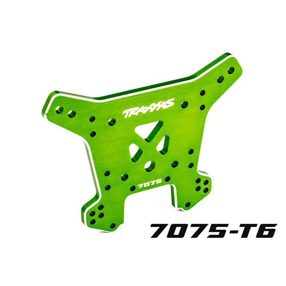 TRAXXAS SHOCK TOWER REAR ALUM GREEN