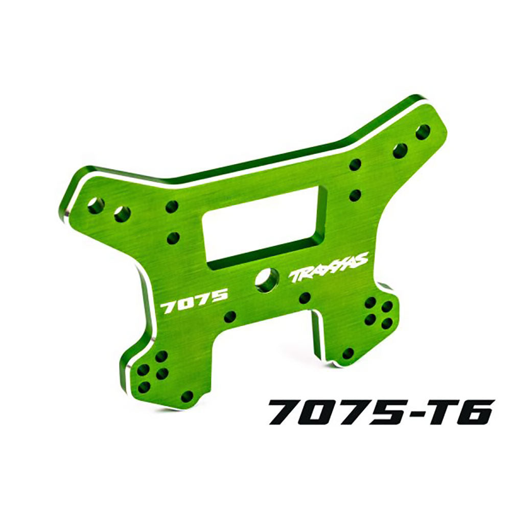 TRAXXAS SHOCK TOWER FRONT ALUM GREEN