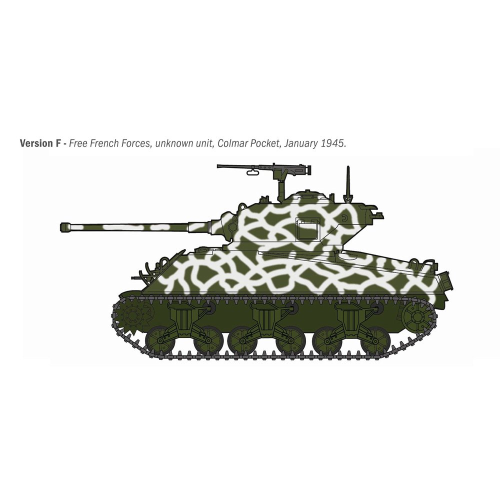 ITALERI 1/35 M4A3 76MM WET SHERMAN