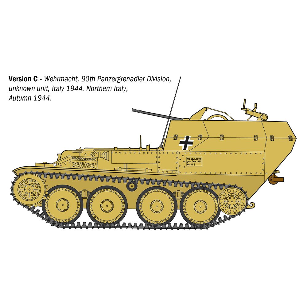 ITALERI 1/35 SD. KFZ. 140 FLAKPANZER 38 GEPARD