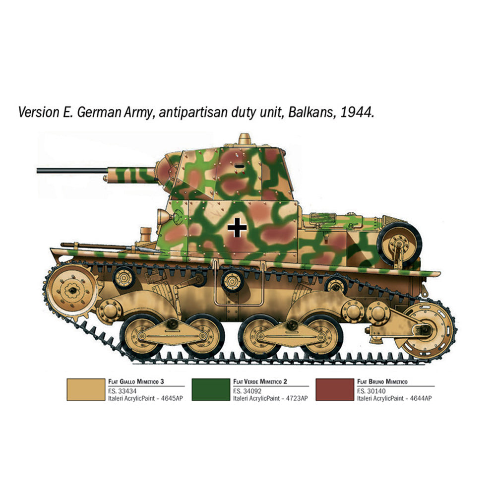 ITALERI 1/35 CARRO ARMATO L6/40