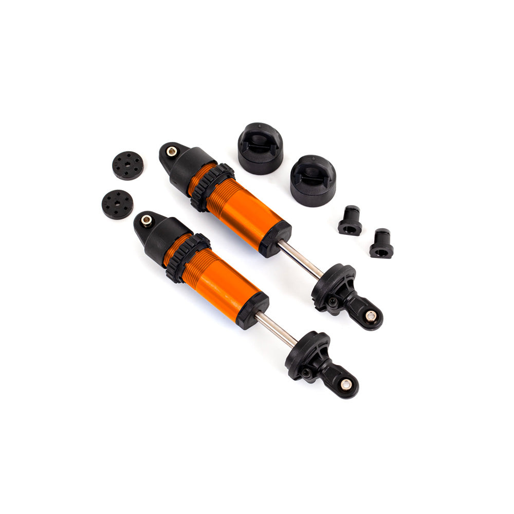 TRAXXAS ORANGE ALUMINUM GT-MAXX SHOCKS (2)
