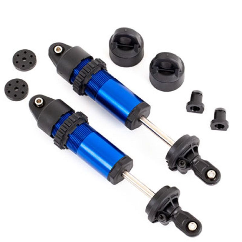 TRAXXAS SHOCKS GT-MAXX ALUM(BLUE-ANO)  (2)
