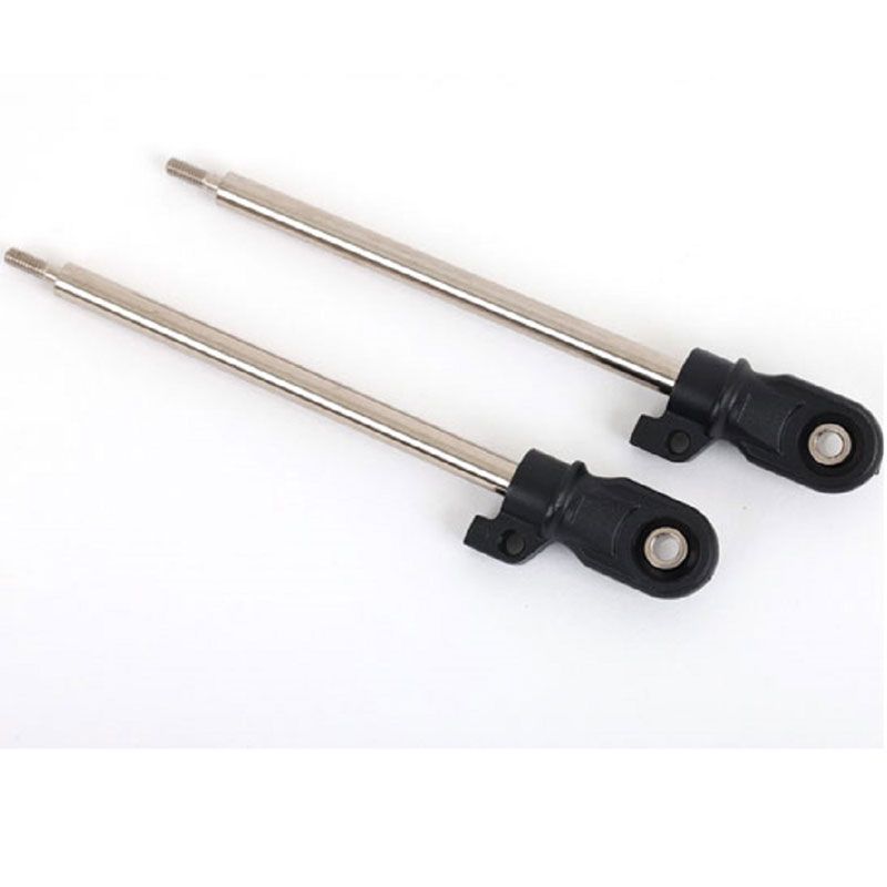 TRAXXAS SHOCK SHAFT 80MM (GT-MAXX) STEEL CHROME FINISH (2)