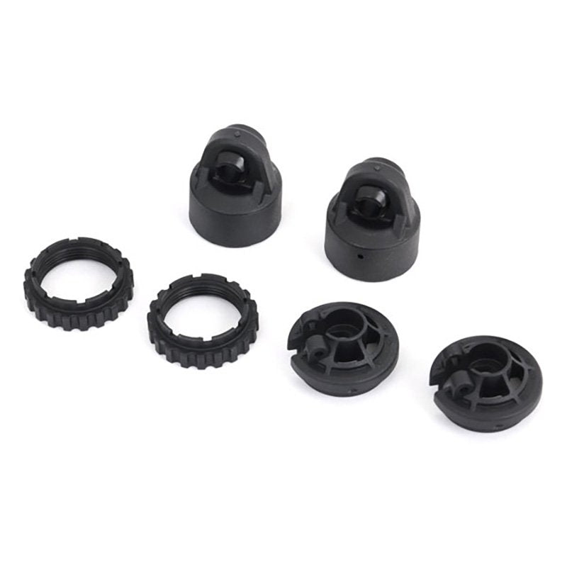 TRAXXAS SHOCK CAPS ALUM (RED-ANOD) GT-MAXX SHOCKS (4) (FOR SLEDGE)
