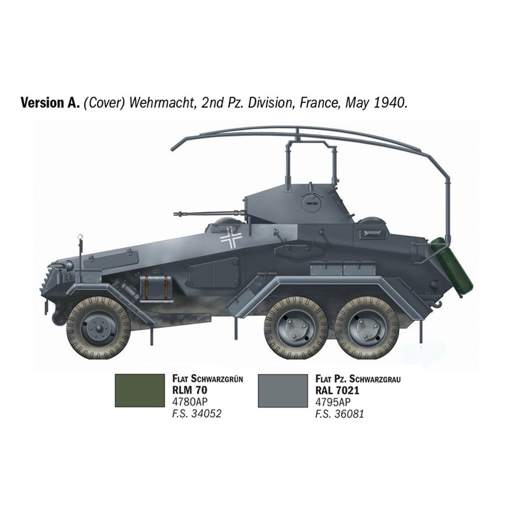 ITALERI 1/72 SD.KFZ. 232. 6 RAD