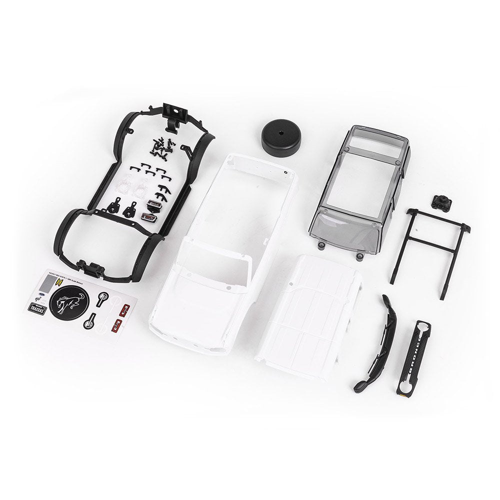 TRAXXAS BODY FORD BRONCO COMPLETE(UNASSEMBLED) (WHITE)