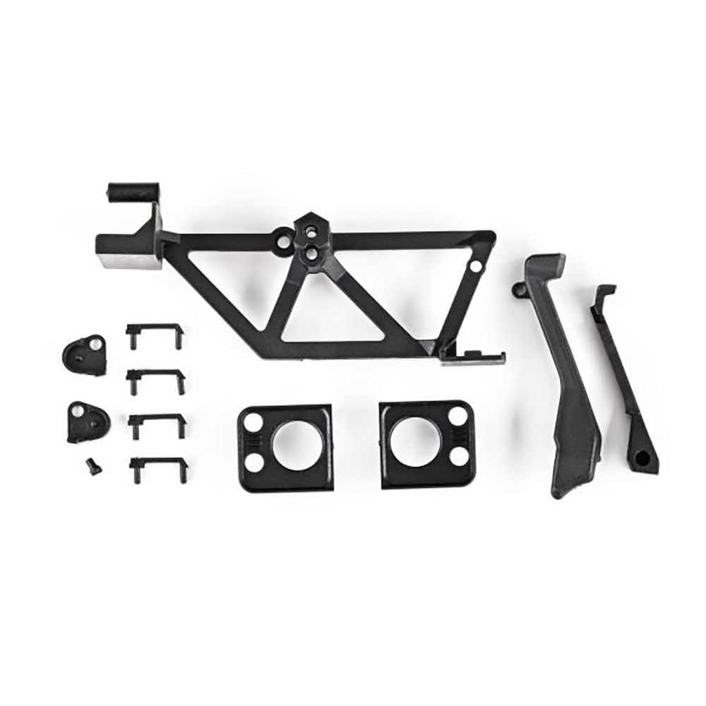 TRAXXAS DOOR HANDLES (4) LIGHT MOUNTS FRONT (L &R)LIGHT RETAINERS FRONT BUMPER (L&R) (FITS #9712 BOD