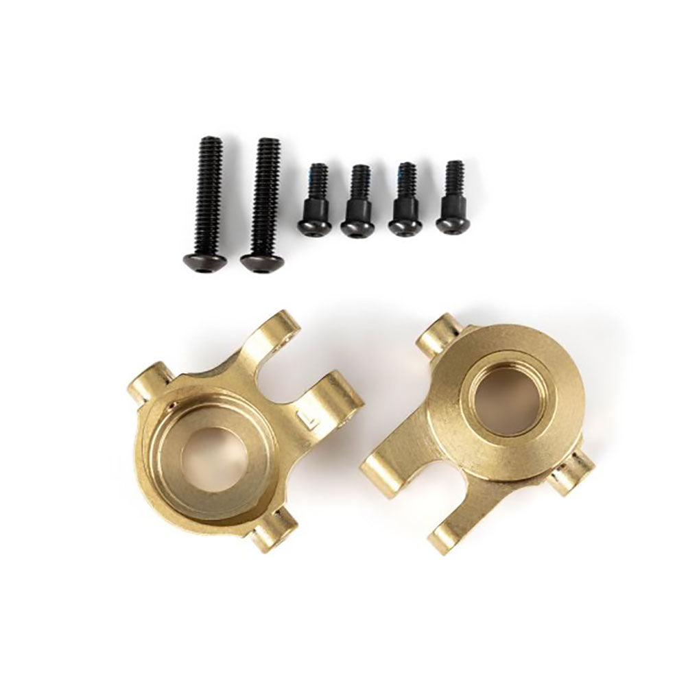 TRAXXAS STEERING BLOCKS, BRASS (L&R)