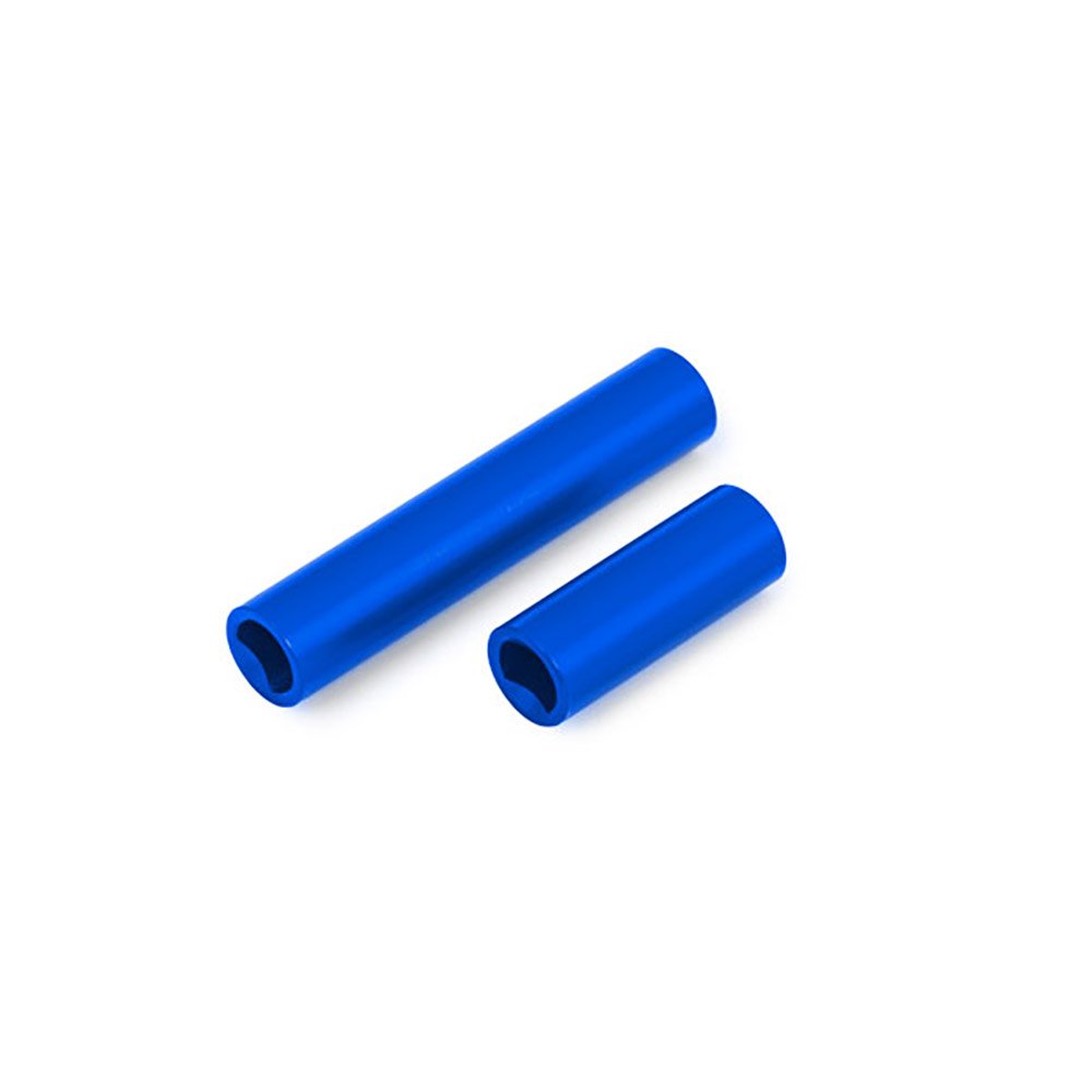 TRAXXAS BLUE - DRIVESHAFTS CENTER FEMALE 6061-T6 ALUM (BLUE-ANOD) (F & R) (FOR  #9751 METAL CENTER