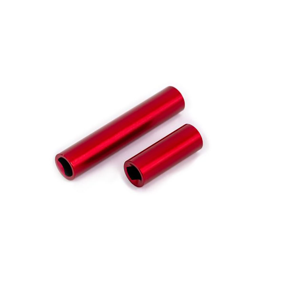 TRAXXAS RED - DRIVESHAFTS CENTER FEMALE 6061-T6 ALUM (F & R) (FOR #9751 METAL CENTER DRIVESHAFTS)