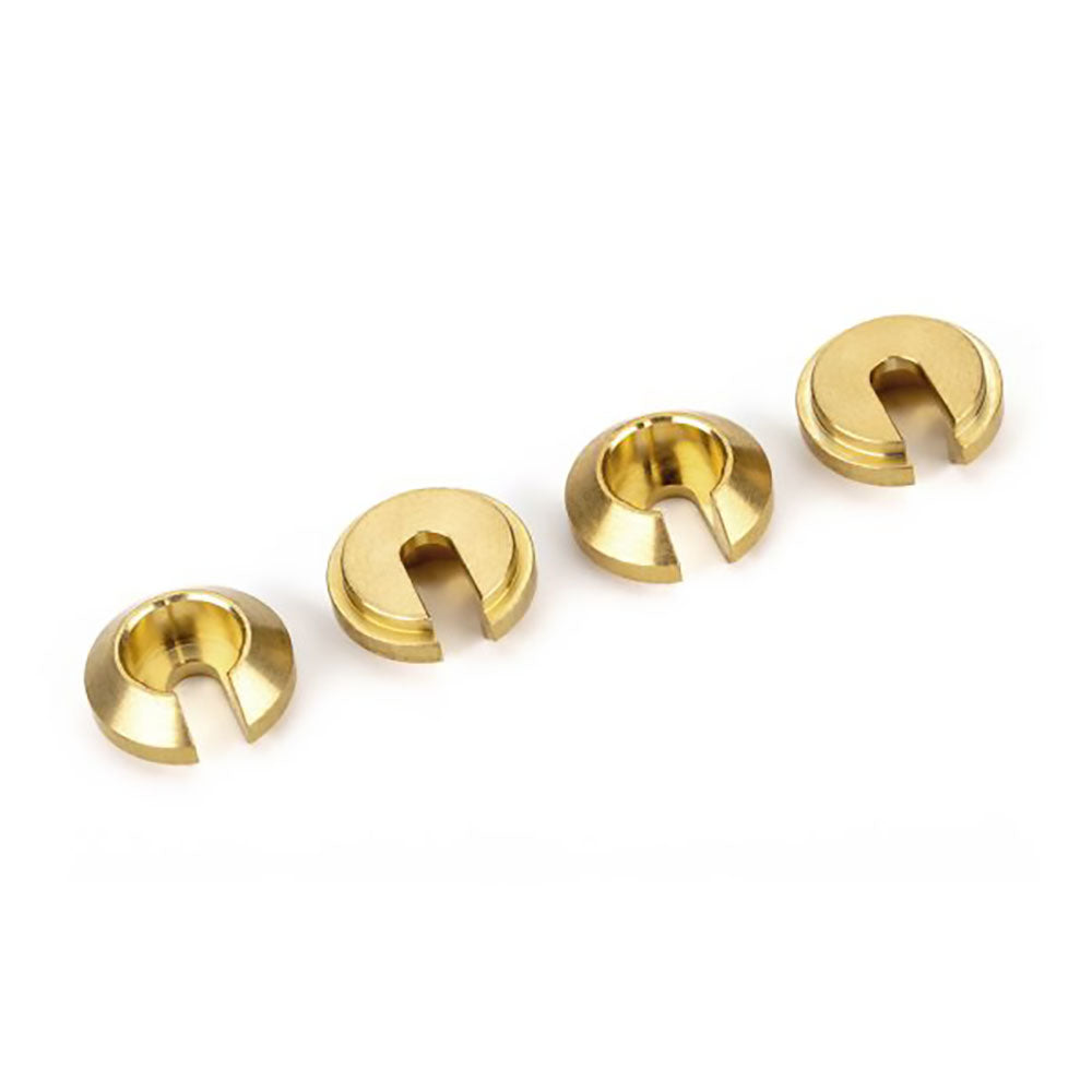 TRAXXAS LOWER SHOCK RETAINER BRASS (4)