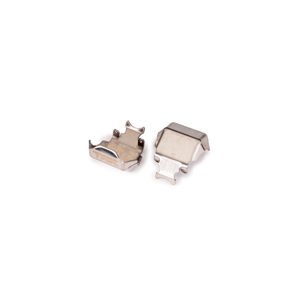 TRAXXAS SKIDPLATE AXLE STAINLESS (F/R)